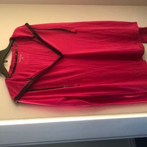 Long sleeve workout top.